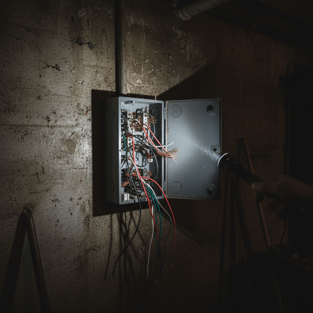 Sicherungskasten offen